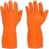 Orange Rubber Hand Gloves 12 INCH |