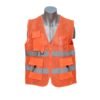 154 Reflectosafe Safety Jacket Reflective Vest Luster with 3m Tape and Cargo Pockets