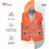 156 Reflectosafe Safety Jacket Reflective Vest Luster with 3m Tape and Cargo Pockets