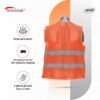 157 Reflectosafe Safety Jacket Reflective Vest Luster with 3m Tape and Cargo Pockets