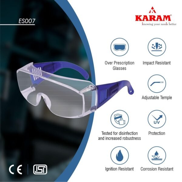 Karam Es007 Goggles Eye Protection