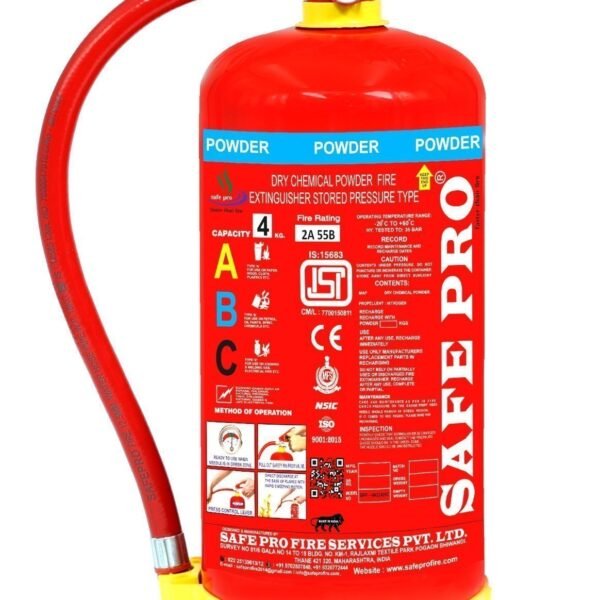 204 Safepro Fire Extinguisher 4kg Abc |
