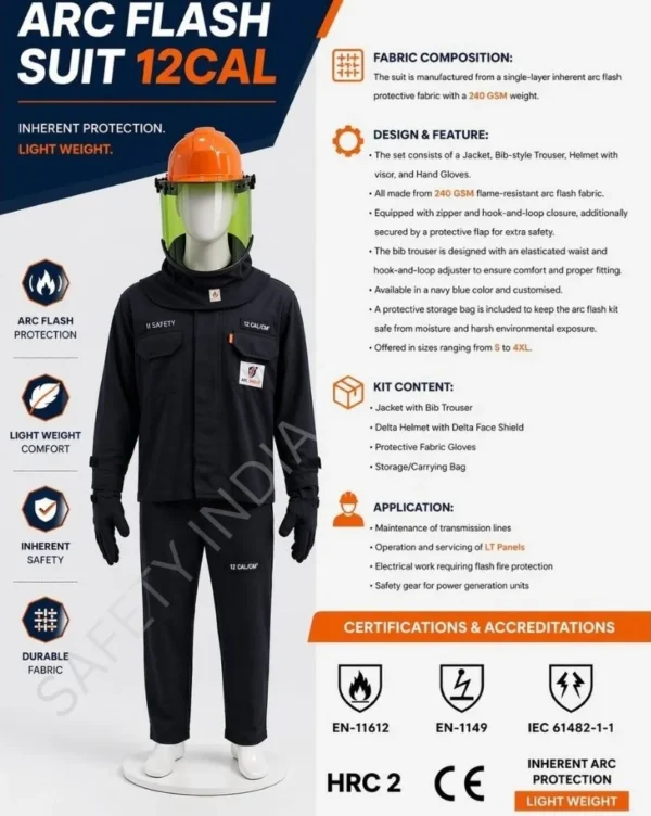 21 12 Cal Arc Flash Suit
