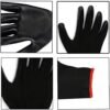245 PU Coated Safety Gloves Black on Black |