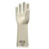 30 White Rubber Hand Gloves 16 INCH