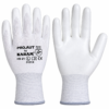 PU Coated Safety Gloves White on White |
