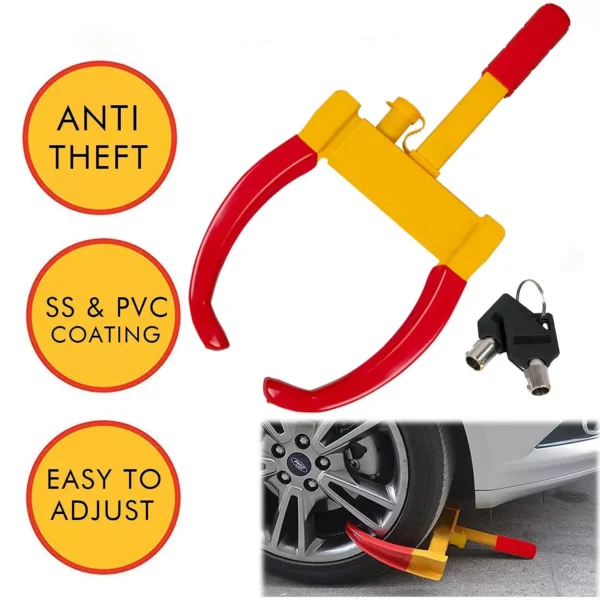 Wheel Lock Anti Theft Wheel Clamp