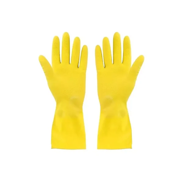 Yellow Rubber Hand Gloves 12 INCH |