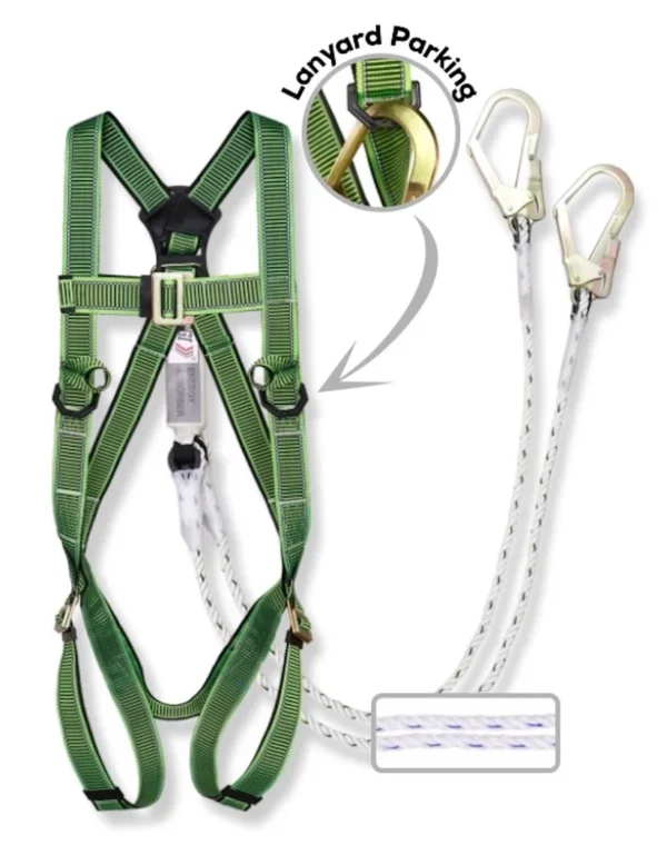 54 Udyogi Eco 1 Full Body Harness With Shock Absorber Fall Safety Belt