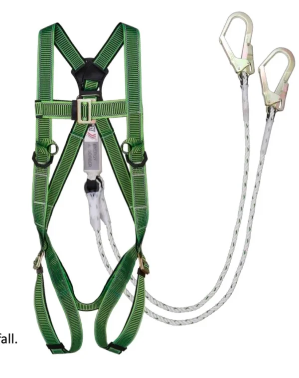 56 Udyogi Eco 1 Full Body Harness With Shock Absorber Fall Safety Belt