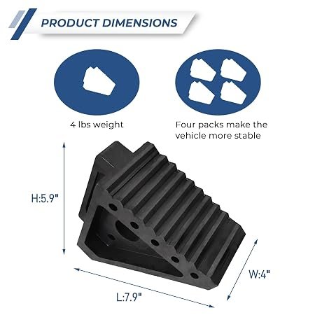 62 Rubber Wheel Chock