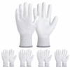 PU Coated Safety Gloves White on White |