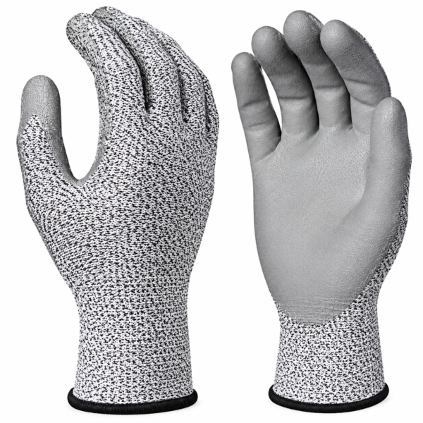 PU Coated Safety Gloves Grey on Grey |
