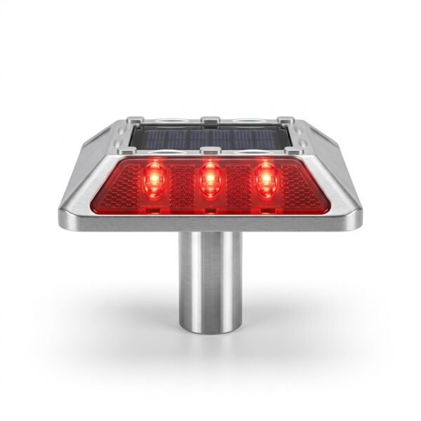 Solar Cat Eyes Road Stud - Color : Red l