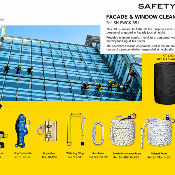 ALLEN COOPER 50 METER TOWER KIT / RESCUE KIT / SPIDER KIT / FACADE WINDOW CLEANING KIT