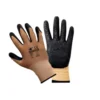 Fortuner Latex Coated Black Brown Safety Gloves