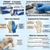 Pengun Purple Nitrile Hand Gloves |