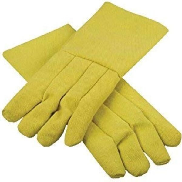 Yellow Kevlar Safety Gloves