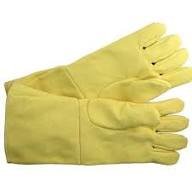 2 Yellow Kevlar Safety Gloves