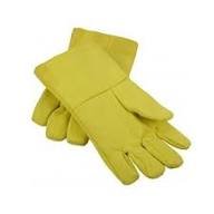 3 Yellow Kevlar Safety Gloves