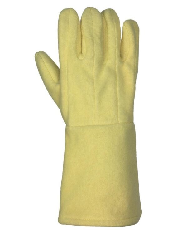 4 Yellow Kevlar Safety Gloves