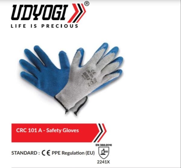 CRC 101 A (POLYCOTTON LINER PALM CRINKLED LATEX COATING)