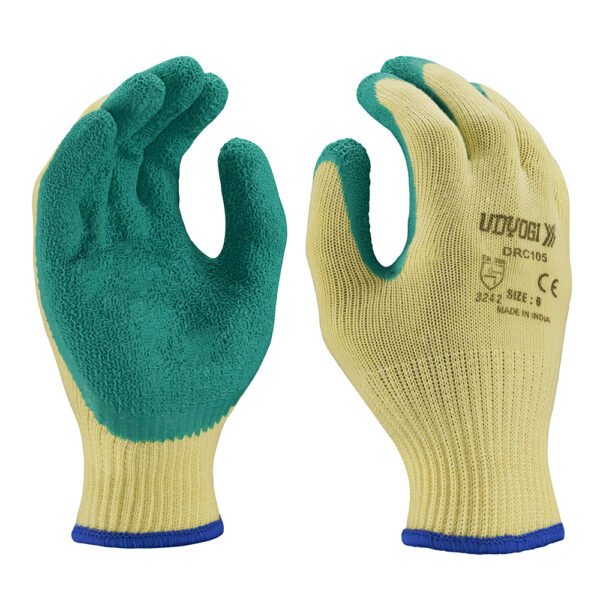 54 DRC – 105 (POLY COTTON LINER – PALM CRINKLED LATEX COATED)
