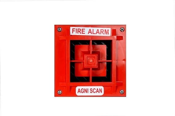 Fire Alarm Warning Strobe Siren| Fire Security Service| Fire Alarm Siren |Horn Sound & Strobe Alert Security System for Home Office Hotel & Restaurant |