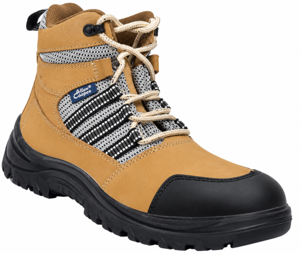 Allen Cooper AC 9006 Nubuck Leather Safety Shoe, 200 Joules Steel Toe Cap 8 |