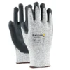 Mallcom H33nbg Cut Resistant Level 5 Seamless Sandy Finish Nitrile Coated Safety Gloves Pack Of 4 Nitrile Safety Gloves |