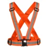 High-Visibility Reflective Safety Belt | Adjustable Cross Belt Straps | Night Cycling Reflector | Safety Gear for Construction, Warehouse & Outdoor Work
