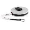FREEMANS FM15 Grey Magic Fibreglass Measuring Tape - 15m/50ft With Unbreakable ABS Case | Durable Winding Mechanism Handle and Steel End Hook | Grey Color |