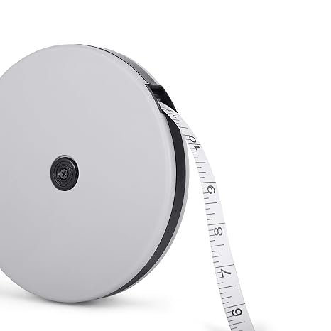 FREEMANS FM15 Grey Magic Fibreglass Measuring Tape - 15m/50ft With Unbreakable ABS Case | Durable Winding Mechanism Handle and Steel End Hook | Grey Color |