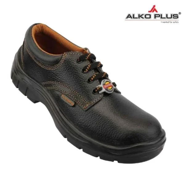 Alko Plus APS 1551 Steel Toe Low Ankle Black Leather Workers Work Safety Shoes |
