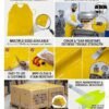 Waterproof PVC Fabric Acid/Alkali and Chemicals Resistant/Proof Apron for Factory, Industrial, Dishwashing, Coffee, Dog Grooming, Cleaning Fish, Project-Industrial. 24x36 Inch