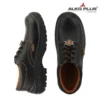 126 Alko Plus APS 1551 Steel Toe Low Ankle Black Leather Workers Work Safety Shoes |