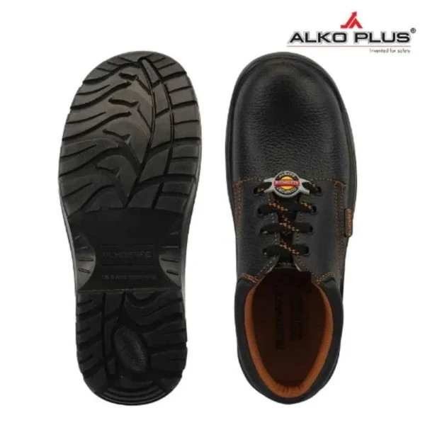 127 Alko Plus APS 1551 Steel Toe Low Ankle Black Leather Workers Work Safety Shoes |