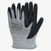 KARAM HPPE Liner with Black Nitrile Micro Foam Coating, HS43 Hand Gloves