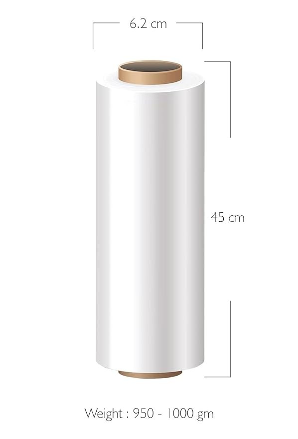 18 Inch (450 mm) | 500 Meter Length | 4.50 KG | Multipurpose Packing Material Roll | Durable Packaging Sheet for Courier, Shipping & Wrapping Pack of 1 Wrap Roll