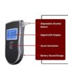 Professional Breathalyzer Alcohol Tester Digital Display High Accuracy Semiconductor Sensor Breath Tester Police Grade & Fast Result Alcohol Tester