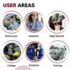 Professional Breathalyzer Alcohol Tester Digital Display High Accuracy Semiconductor Sensor Breath Tester Police Grade & Fast Result Alcohol Tester