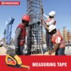 FREEMANS IKON 3m:16mm Steel Inchi Measuring Tape - 3m (Yellow & Black) With Unbreakable ABS case | Soft Grip Bi-material Case | Auto-lock and Belt Clip |