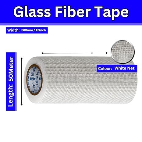 Glass Fiber Tape - 50 Meters in Length - 288mm / 12" Width