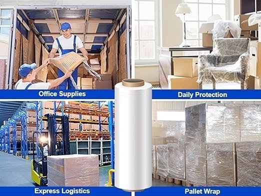 18 Inch (450 mm) | 500 Meter Length | 4.50 KG | Multipurpose Packing Material Roll | Durable Packaging Sheet for Courier, Shipping & Wrapping Pack of 1 Wrap Roll
