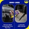 WD-40 Multipurpose Spray, Lubricant, Rust Remover, Cleans Bike Chains, Squeak Noise, Stain Remover, Cleaning Agent, 170g |