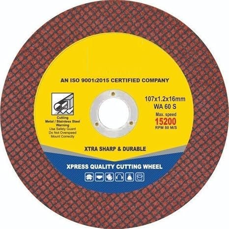 4-inch Cut Off Wheel – Double Net- for Metal & Stainless Steel- Cutting Pack of 50pcs- Compatible with 4" Angle Grinder -107x1.0x16mm- Green