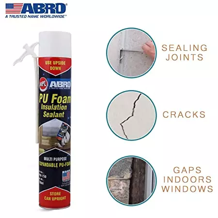 ABRO PU Foam Insulation Sealant Off White, 750 ml |