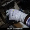 Mallcom H33nbg Cut Resistant Level 5 Seamless Sandy Finish Nitrile Coated Safety Gloves Pack Of 4 Nitrile Safety Gloves |