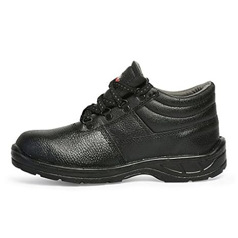 161 HILLSON Mens Rockland Safety Shoes, Black |