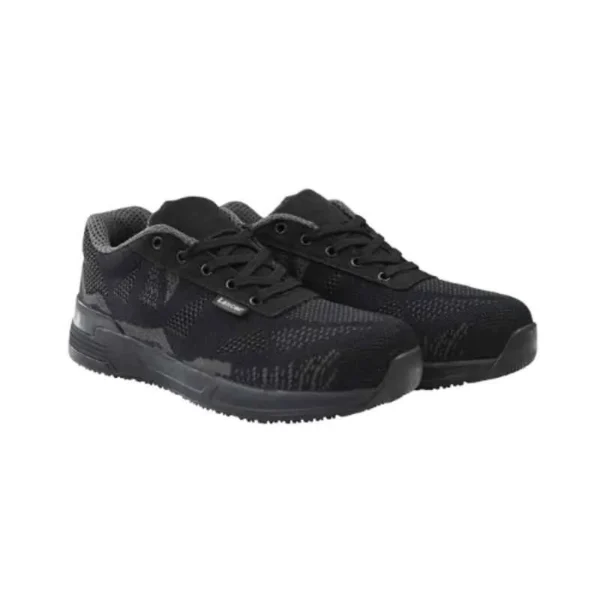 Lancer TP-1202 CT/BLK Composite FRP Toe Primeknit Processed Fabric Black Men Industrial Safety Shoes |
